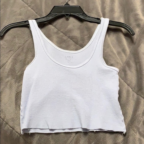 Brandy Melville Tops - John galt brandy Melville ribbed crop tank top